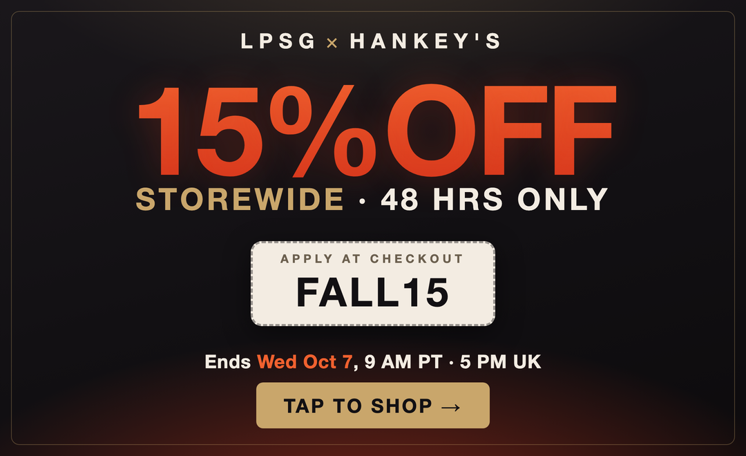 15% off Mr. Hankey's storewide — code FALL15, ends Wed Oct 7